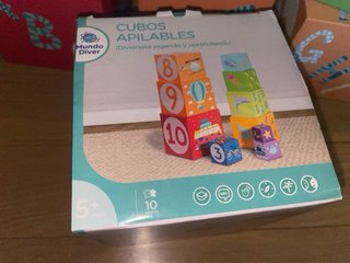 Cubos apilables Mundo Diver +5 meses