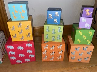 Cubos apilables Mundo Diver +5 meses