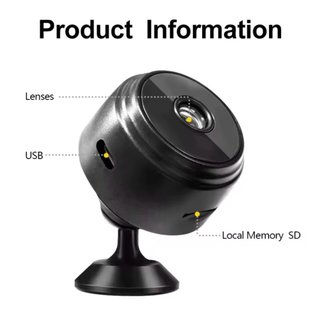 Mini cámara de seguridad magnética