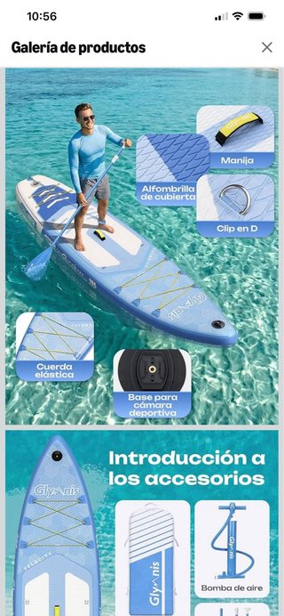 Tabla Paddle Surf Hinchable Glymnis