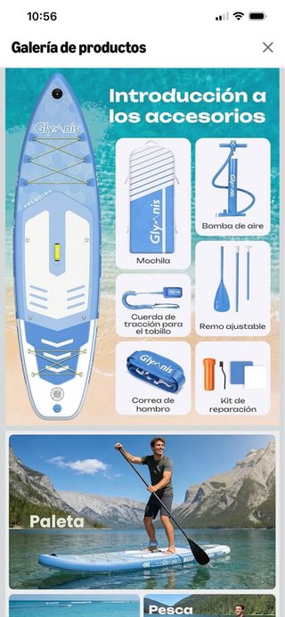 Tabla Paddle Surf Hinchable Glymnis