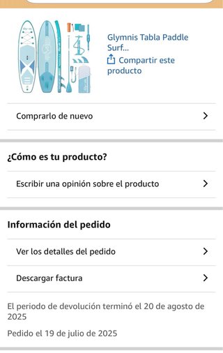 Tabla Paddle Surf Hinchable Glymnis