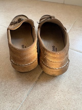 Mocasines niño ante beige/marrón