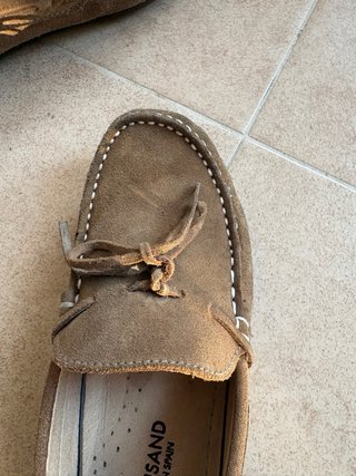 Mocasines niño ante beige/marrón