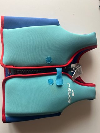Chaleco flotador Nabaiji azul y rojo. Talla M