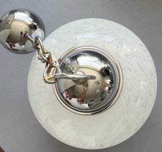Lampada Murano Mazzega Venezia Vetro Metallo