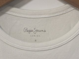 Camiseta sin mangas mujer Pepe Jeans Blanca