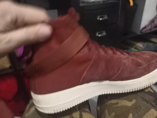 Zapatillas Nike Air Force 1 High Marrón/Rojo,SF 1