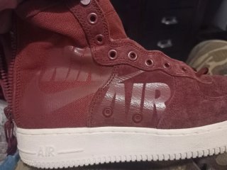 Zapatillas Nike Air Force 1 High Marrón/Rojo,SF 1