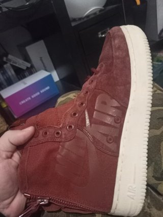Zapatillas Nike Air Force 1 High Marrón/Rojo,SF 1