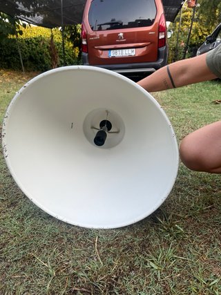 2 Lámparas Techo Metálicas