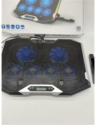 Base per notebook EWENT con 6 ventole regolabili e RGB