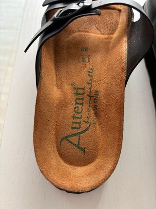 Sandalias Autenti Negras Hechas en España