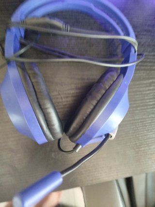 Cascos gamer azules funcionan perfectamente