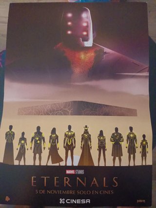 Póster Película Eternals Marvel Studios