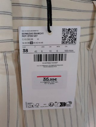 Conjunto Mango Chaleco y Pantalón Corto Rayas