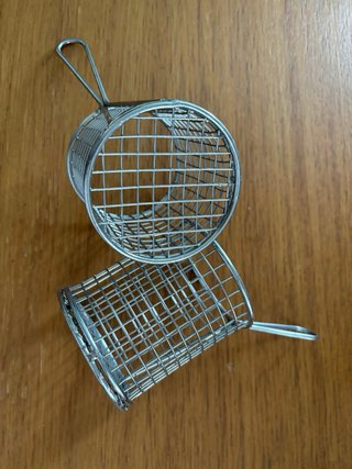 Cestelli per frittura in metallo