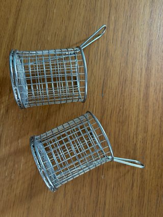 Cestelli per frittura in metallo
