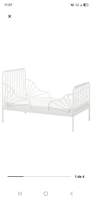 Cama infantil extensible IKEA MINNEN