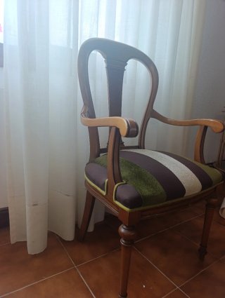 Silla Isabelina con Reposabrazos