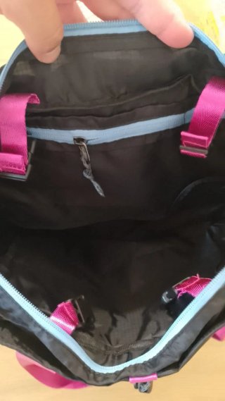 Mochila Patagonia Negra y Rosa