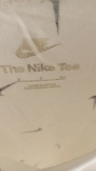 Camiseta Nike Blanca Estampada