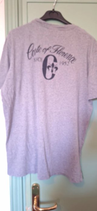 T-shirt uomo cotone grigio