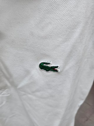 Vestido deportivo Lacoste blanco