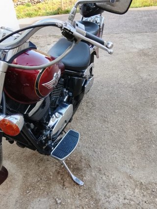 Moto Cruiser Roja