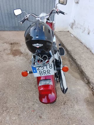 Moto Cruiser Roja