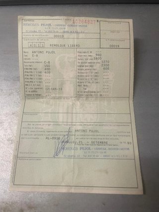 Remolque para perros