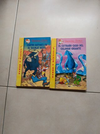 Lote 10 libros Gerónimo Stilton