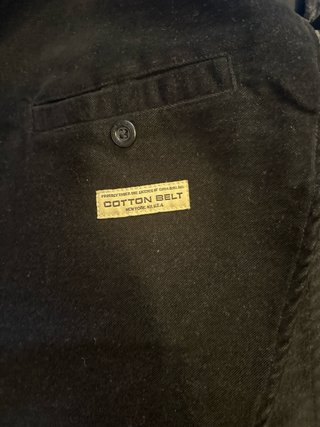 Giacca in camoscio nero
