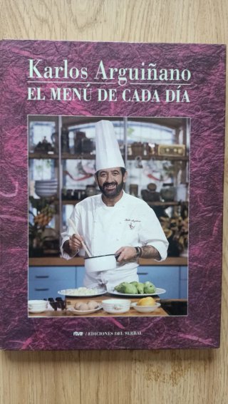 Libro de cocina Karlos Arguiñano. Nuevo