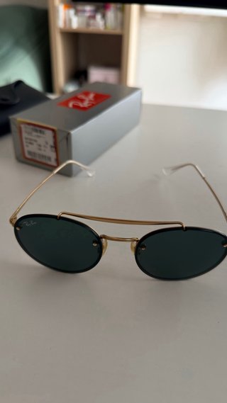 Gafas Ray-Ban Doradas Verdes Polarizadas