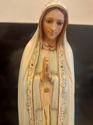 Virgen de Fátima figura religiosa,70 cm