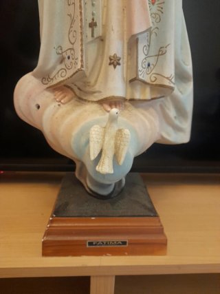Virgen de Fátima figura religiosa,70 cm