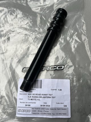 Eje Rueda Delantera Trial