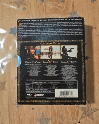 Trilogía Piratas del Caribe Blu-ray - 6 Discos