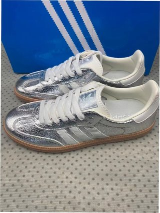 Adidas Samba OG Plata Metalizado Talla 40
