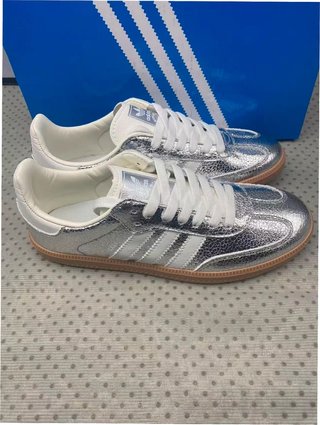 Adidas Samba OG Plata Metalizado Talla 40