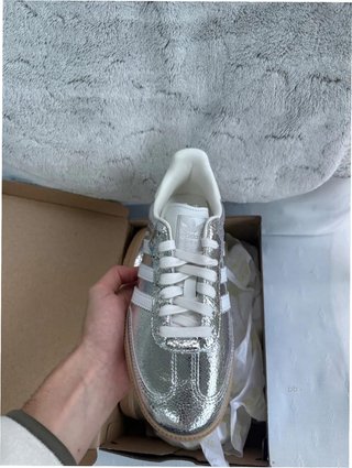 Adidas Samba OG Plata Metalizado Talla 38
