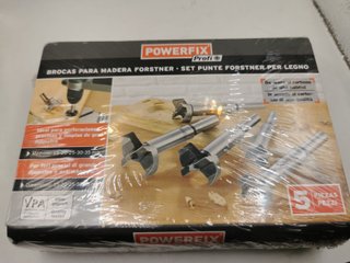 Juego Brocas Forstner Powerfix Profi+ Madera