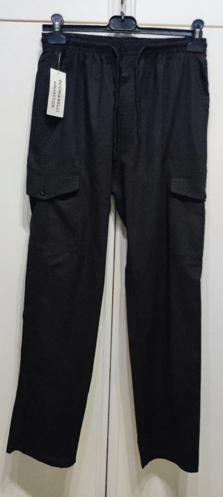 Lotto 2 pantaloni cargo uomo taglia M
