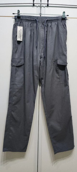 Lotto 2 pantaloni cargo uomo taglia M