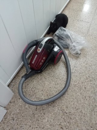 Aspirador Hoover Reactiv sin bolsa, con Accesorios