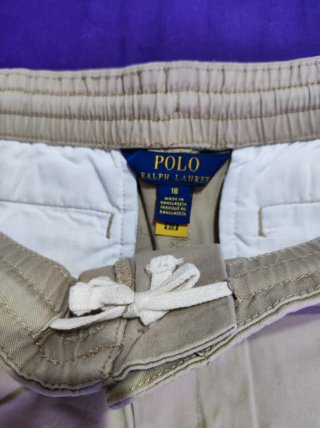 Pantalón corto niño Ralph Lauren beige