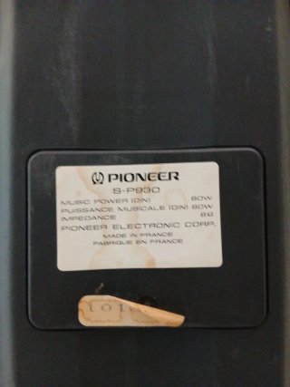 Equipo Pioneer SP-P830 con altavoces 80w