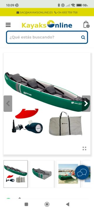 Kayak Hinchable Sevylor Adventure Plus 3 Plazas