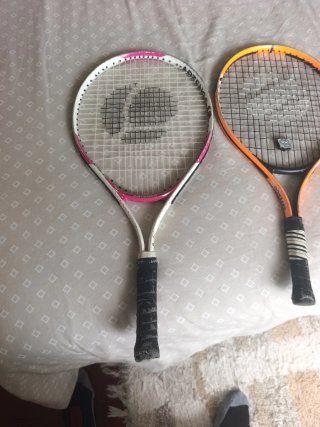 2 Raquetas Tenis Niños Talla 21 y 23. Artengo.